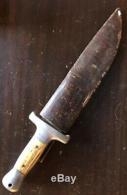 Vintage R. H. RUANA Bowie Knife 35B Butt Stamped