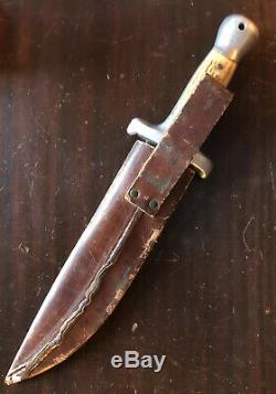 Vintage R. H. RUANA Bowie Knife 35B Butt Stamped