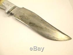 Vintage R. H. Ruana Bonner Montana M 6 Fixed Blade Hunting Knife WithOrig Sheath