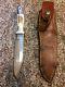 Vintage RUANA 25 AC 6 Blade Tapered Hunting Knife-Sheath