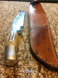 Vintage RUANA 27AC Tapered 9 Hunting Knife/Sheath