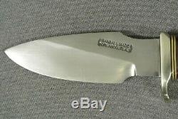 Vintage Randall Made Knives #11-4 Alaskan Skinner With Leather Sheath and Stone