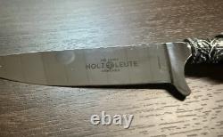 Vintage Rare Holz-Leute Munich Stag Handle Full Dress Knife With Org. Sheath