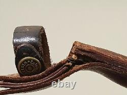 Vintage Rare Knife with Sheath CASE XX USA M5F Stag Handle Fixed Blade Hunting