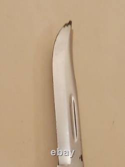 Vintage Rare Knife with Sheath CASE XX USA M5F Stag Handle Fixed Blade Hunting