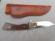 Vintage Rare Rigid USA Drop Point Skinning Hunting Knife With Tube Sheath