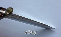Vintage Rare Western L46-8 12 Bowie Hunting Knife with Original Sheath