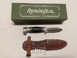 Vintage Remington UMC RH-31 Fixed Blade Hunting Knife & Sheath New In Box. Mint