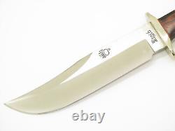 Vintage Rigid Bear Paw Tak Fukuta Seki Japan Wood Fixed Bowie Hunting Knife