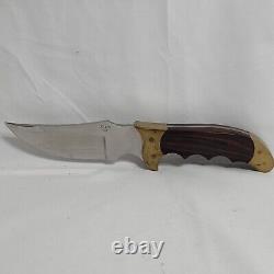 Vintage Rigid R8 Caribou Fixed Blade Knife in Sheath Great Collectible