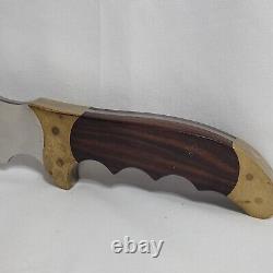 Vintage Rigid R8 Caribou Fixed Blade Knife in Sheath Great Collectible