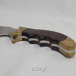 Vintage Rigid R8 Caribou Fixed Blade Knife in Sheath Great Collectible