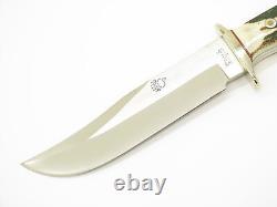 Vintage Rigid RG46 Tak Fukuta Seki Japan Stag Fixed Bowie Hunting Knife (Lot 6)