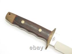Vintage Rigid RG46 Tak Fukuta Seki Japan Wood Fixed Bowie Hunting Knife (# 12)