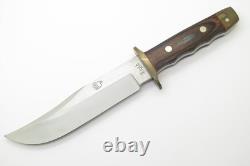 Vintage Rigid RG46 Wood Tak Fukuta Seki Japan Fixed Bowie Hunting Knife
