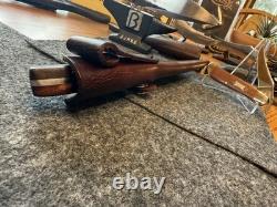 Vintage Rigid USA Fixed Blade Hunting Knife Leather Sheath Amazing Condition USA