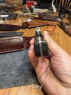 Vintage Rigid USA Fixed Blade Knife Leather Sheath Made in the America
