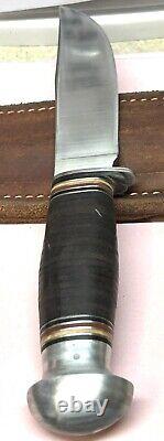 Vintage Robeson ShurEdge No 16 Fix blade Hunting Knife Nice With Sheath