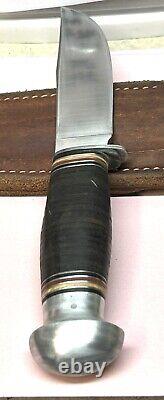 Vintage Robeson ShurEdge No 16 Fix blade Hunting Knife Nice With Sheath