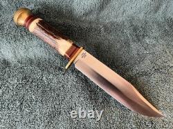 Vintage Rostfrei Rigid RG37 Italy Stag Hunting Knife