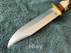 Vintage Rostfrei Rigid RG37 Italy Stag Hunting Knife