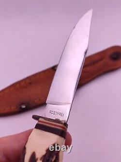 Vintage Rostfrei Stag Hunting Knife and Sheath