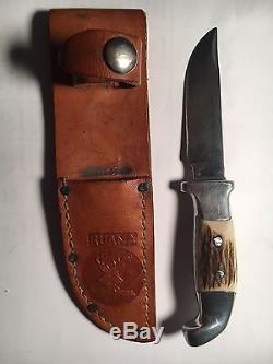 Vintage Ruana Bonner Montana M Stamp Hunting Knife