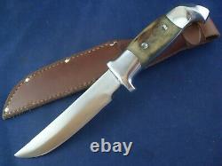 Vintage Rudy R. H. Ruana Knife with Sheath