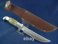 Vintage Rudy R. H. Ruana Knife with Sheath