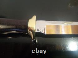 Vintage Ryan D. Wielkie (RDW) Knives, 10.5 Fighting Knife With 6'' Blade. MINT