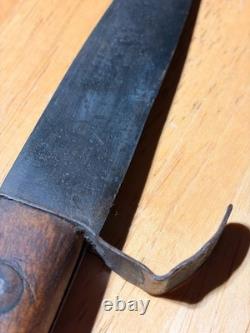 Vintage S-Guard Fighting Knife Possible WWI German Grabendolch Wood Grip