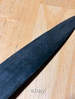 Vintage S-Guard Fighting Knife Possible WWI German Grabendolch Wood Grip