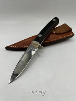 Vintage SAK Hunting Knife 1985 USA Made 3.5 Fixed Blade