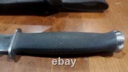 Vintage SOG FK-1 Field Knife with Black Nylon Sheath Seki Japan 6.25 Fixed Blade