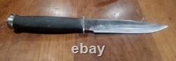 Vintage SOG FK-1 Field Knife with Black Nylon Sheath Seki Japan 6.25 Fixed Blade
