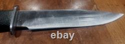 Vintage SOG FK-1 Field Knife with Black Nylon Sheath Seki Japan 6.25 Fixed Blade