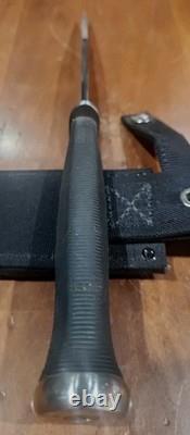 Vintage SOG FK-1 Field Knife with Black Nylon Sheath Seki Japan 6.25 Fixed Blade