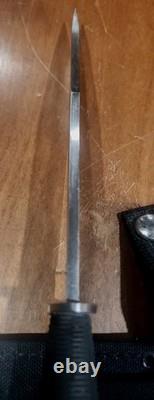 Vintage SOG FK-1 Field Knife with Black Nylon Sheath Seki Japan 6.25 Fixed Blade