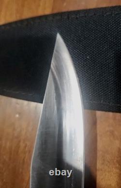 Vintage SOG FK-1 Field Knife with Black Nylon Sheath Seki Japan 6.25 Fixed Blade