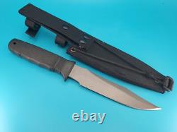 Vintage SOG SEAL 2000 Fixed Blade Combo Edge Knife! With Sheath