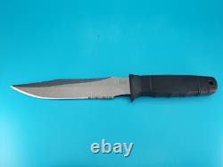 Vintage SOG SEAL 2000 Fixed Blade Combo Edge Knife! With Sheath