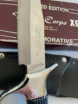 Vintage Saburo-Japan Handmade Knife Marine Corps X9 Commemorative RARE