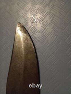 Vintage Schmidt & Ziegler 5519 Fixed Blade Knife Stag Handle Solingen Germany