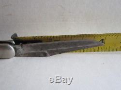 Vintage Schrade Cut. Co. Walden N. Y. Hunting Knife Lock Blade Knife Knives Bone