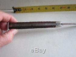 Vintage Schrade Cut. Co. Walden N. Y. Hunting Knife Lock Blade Knife Knives Bone