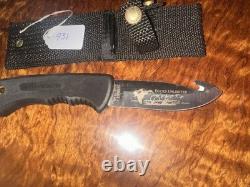 Vintage Schrade DU Ducks Unlimited Hunting Knife 4.25 Inch Fixed Blade