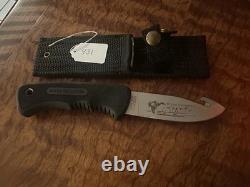 Vintage Schrade DU Ducks Unlimited Hunting Knife 4.25 Inch Fixed Blade