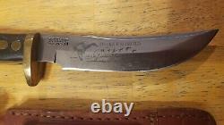 Vintage Schrade Ducks Unlimited Fixed Blade Knife Made In USA 165DU 165 DU