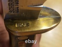 Vintage Schrade Ducks Unlimited Fixed Blade Knife Made In USA 165DU 165 DU