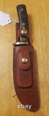 Vintage Schrade Ducks Unlimited Fixed Blade Knife Made In USA 165DU 165 DU